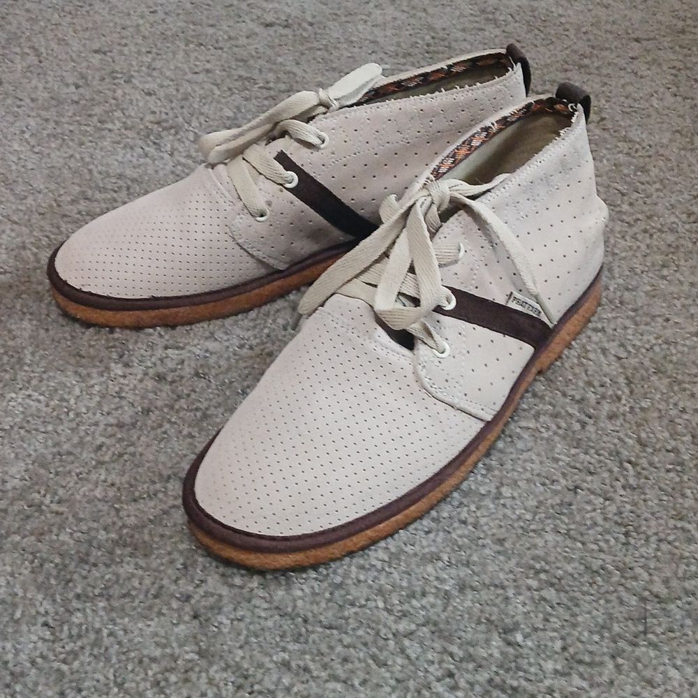 Phat Farm Chukka Suede Low Top Boots Casual or Dress  Sz 10  EUC